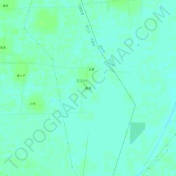 南芽 topographic map, elevation, terrain