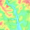 Bridgetown topographic map, elevation, terrain