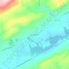 Pleasant Corners topographic map, elevation, terrain