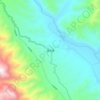 漠沙镇 topographic map, elevation, terrain