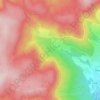 Pré Claudel topographic map, elevation, terrain