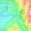 Floridablanca topographic map, elevation, terrain