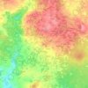 Cere topographic map, elevation, terrain