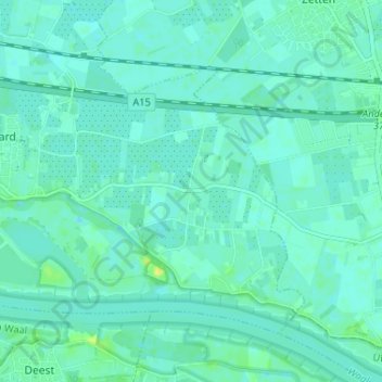 Wely topographic map, elevation, terrain