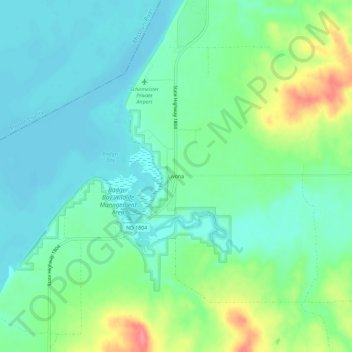Livona topographic map, elevation, terrain