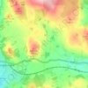 Mislet topographic map, elevation, terrain