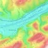 Andenelle topographic map, elevation, terrain