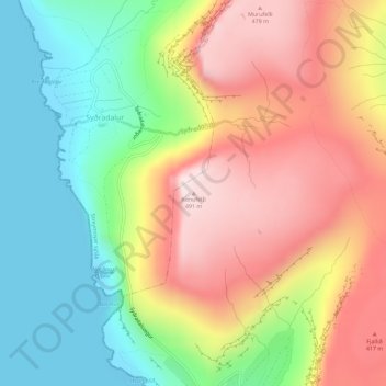 KonufelIi topographic map, elevation, terrain