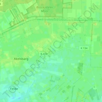Wrisser Hammrich topographic map, elevation, terrain