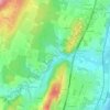 La Salle topographic map, elevation, terrain