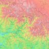 Chamoli topographic map, elevation, terrain