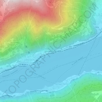 Stöcklweingarten topographic map, elevation, terrain