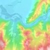 Мурадымовское ущелье topographic map, elevation, terrain