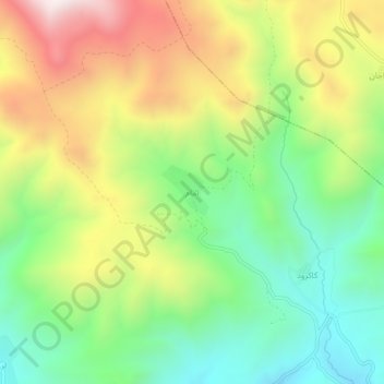 Omam topographic map, elevation, terrain