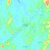 Kyauk Phyu topographic map, elevation, terrain