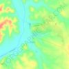 Gibeon topographic map, elevation, terrain