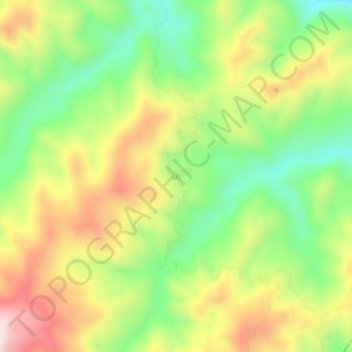 Pa topographic map, elevation, terrain