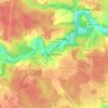 Шаганино topographic map, elevation, terrain