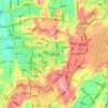 仙桃街道 topographic map, elevation, terrain