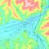 岷阳镇 topographic map, elevation, terrain