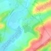 La Couronne de Saint-Bernard et Champs Champagnes topographic map, elevation, terrain