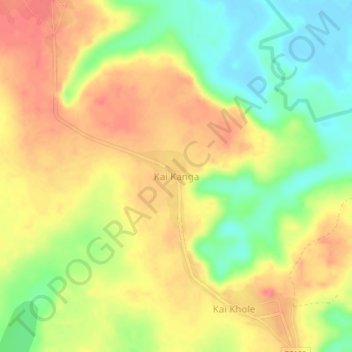 Kai Kanga topographic map, elevation, terrain