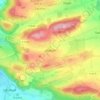 Málkov topographic map, elevation, terrain