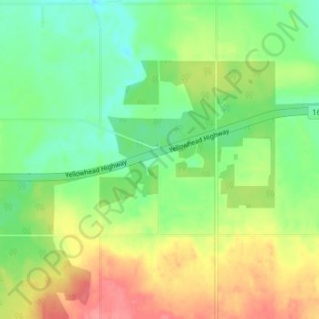 Carrot Creek topographic map, elevation, terrain