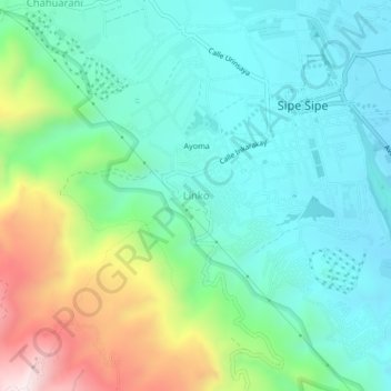 Linko topographic map, elevation, terrain