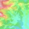 Chodos topographic map, elevation, terrain