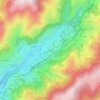 Lagoutte topographic map, elevation, terrain