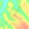 Atebubu topographic map, elevation, terrain