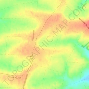 Fond de Bouleva topographic map, elevation, terrain