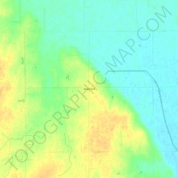 Wandel topographic map, elevation, terrain