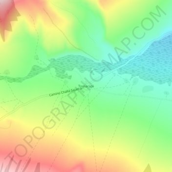 Tomarapi topographic map, elevation, terrain