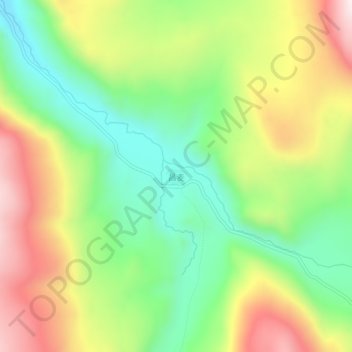 Changmai topographic map, elevation, terrain