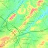 East Ridge topographic map, elevation, terrain