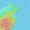 宜蘭縣 topographic map, elevation, terrain