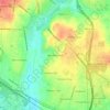 Woodhill Estates topographic map, elevation, terrain