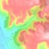Pozancos topographic map, elevation, terrain