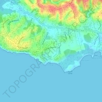 Dampierre topographic map, elevation, terrain