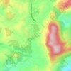 Heegoda topographic map, elevation, terrain