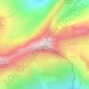 Tête de Vautisse topographic map, elevation, terrain