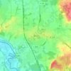 Bork topographic map, elevation, terrain