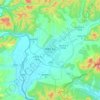 Hunchun topographic map, elevation, terrain