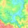 Loge-Coucou topographic map, elevation, terrain