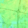 酸枣岭村 topographic map, elevation, terrain