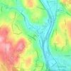 Bunker Hill topographic map, elevation, terrain