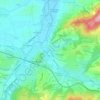 Au am Anzbach topographic map, elevation, terrain