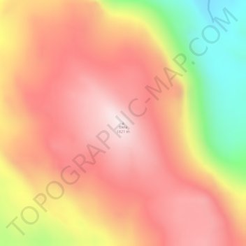Bleia topographic map, elevation, terrain